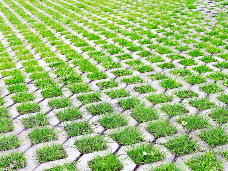 grila iarba din beton